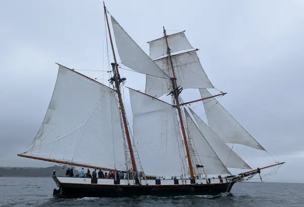 Navigation en mer d’Iroise au départ de Brest vers Ouessant